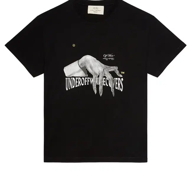 오프화이트 x 언더커버 'Hand' Dart T-Shirt Black