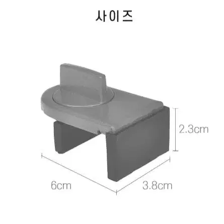 잠금장치 다이얼 창문 안전방범 장치 방범장치 여자친구 선물 집들이 1개