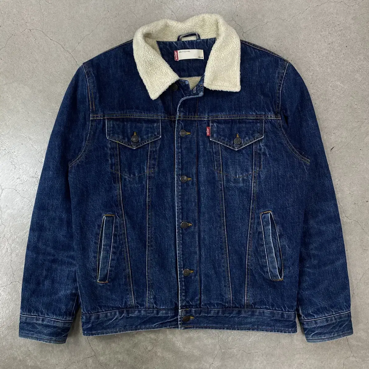 Levi's Red Tab Pocket Wash Fleece Denim Jacket