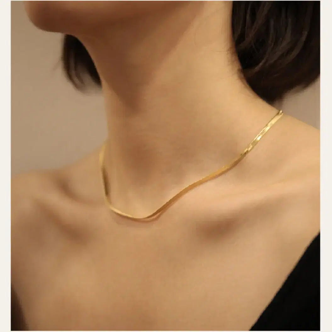 티오유 Gold snake necklace 스네이크 골드 목걸이