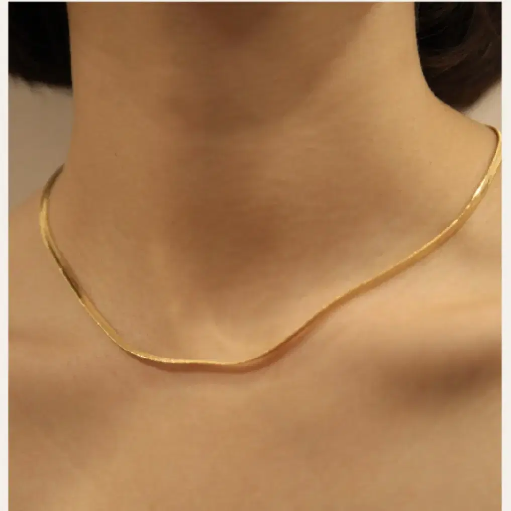 티오유 Gold snake necklace 스네이크 골드 목걸이