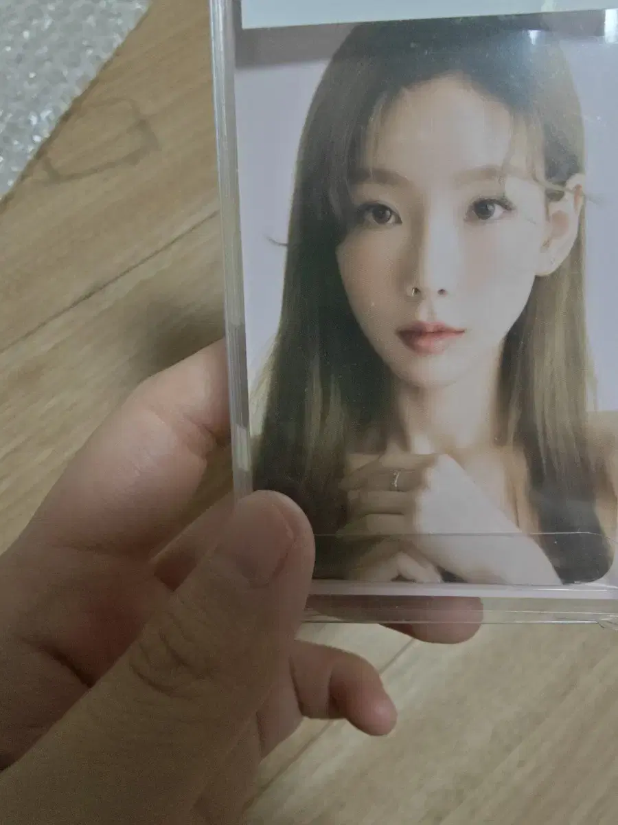 Girls Generation taeyeon photocard 15th Anniversary keyring Set