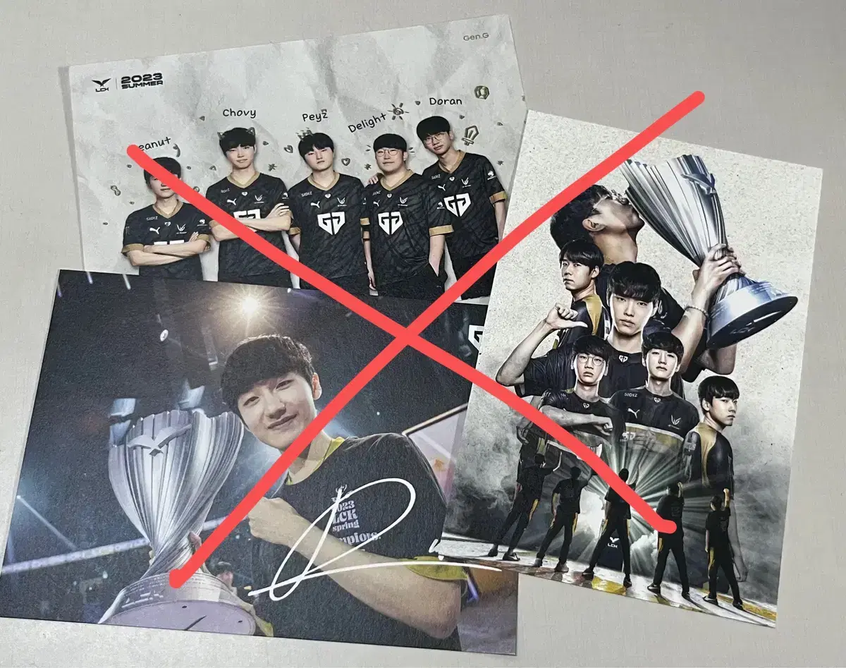 Xenzy LCK Peanut Draft postcard Tickets sticker Lanyards