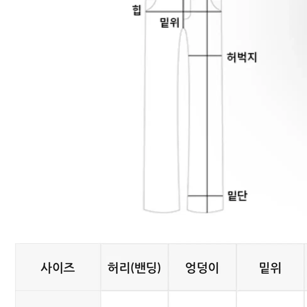 지그재그 민트 바스락 팬츠 새상품