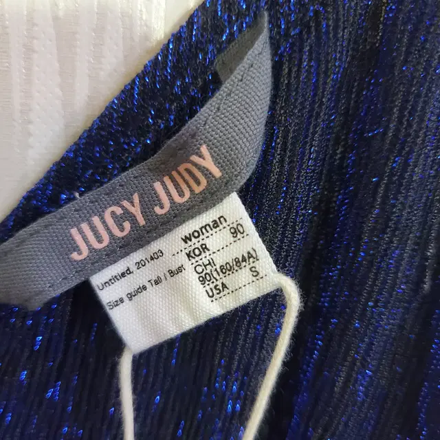 새상품) Jucy Judy 시스루 롱원피스