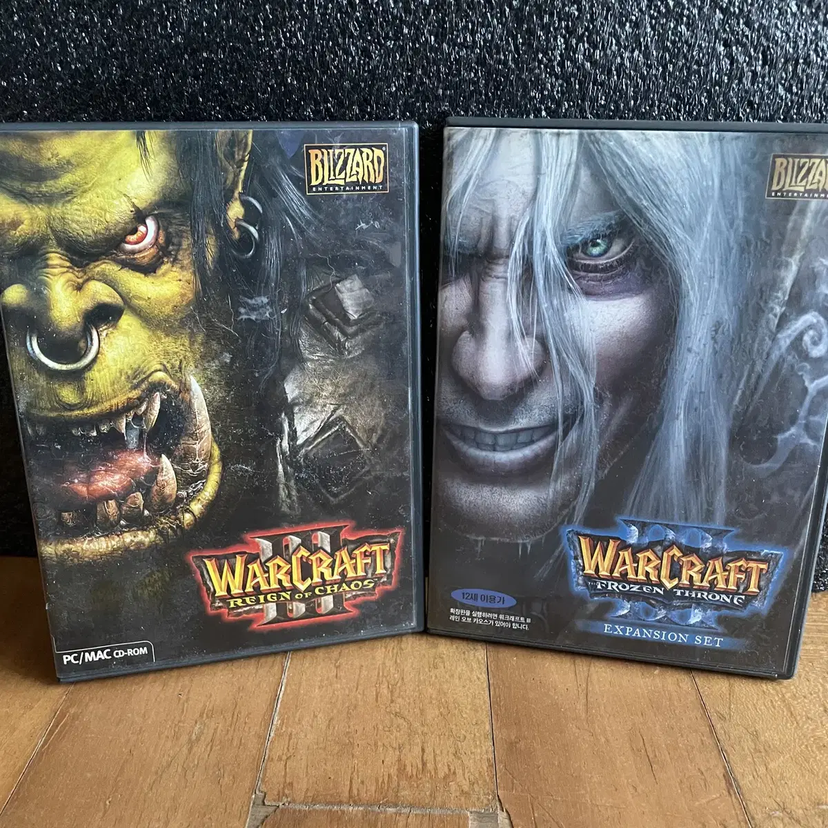 Warcraft 워크래프트 2개 일괄 세트 일반&확장판 게임 cd