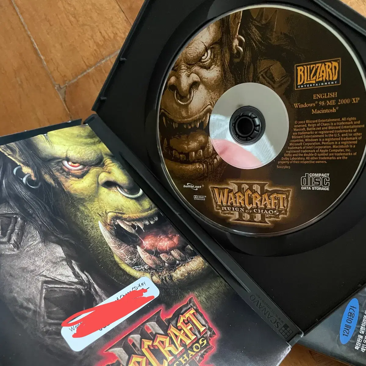 Warcraft 워크래프트 2개 일괄 세트 일반&확장판 게임 cd