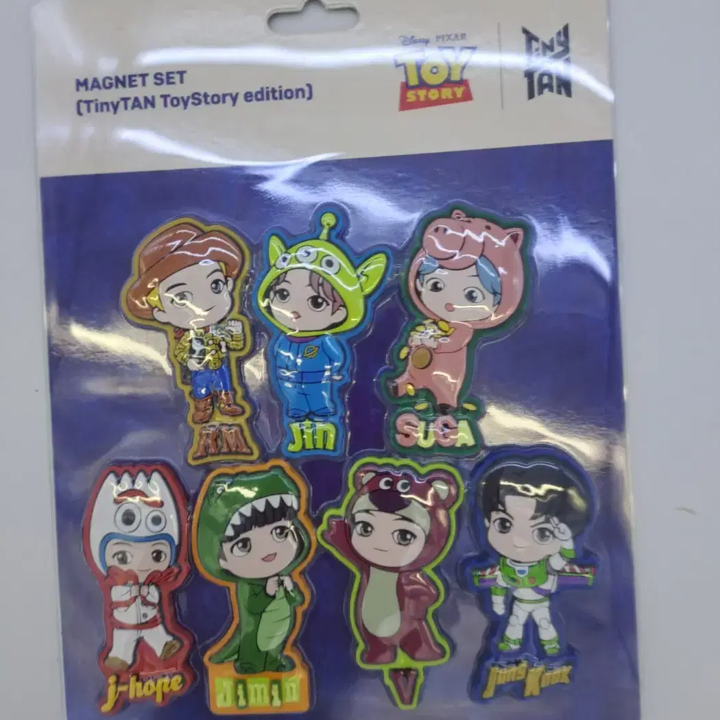 bts toystory tinytan 마그네틱 세트