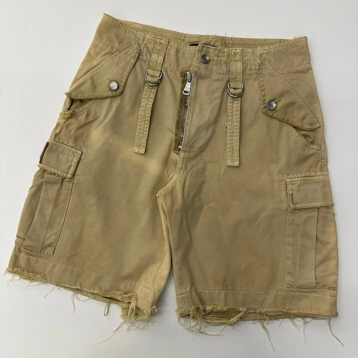 D&G Dolce & Gabbana 00s Beige Cargo Half Pants