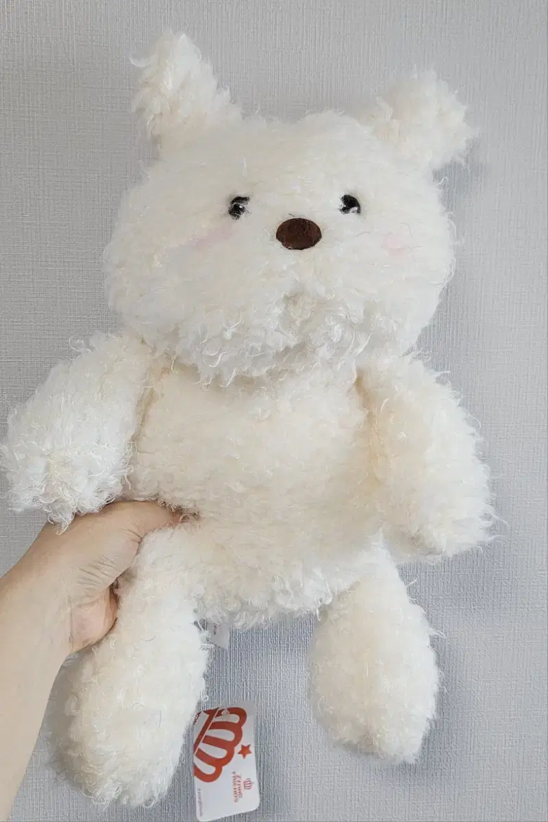 짱오락실 인형뽑기 화이트퍼피 30cm