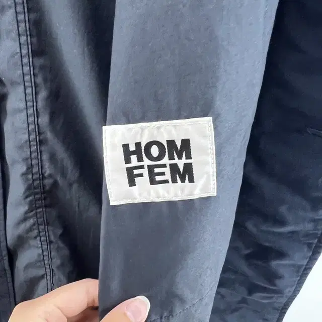 라지 올펨 오버핏 롱 여자 여름 얇은 HOMFEM 코트