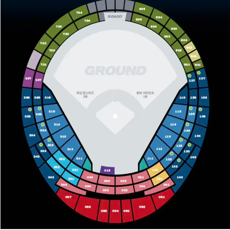 6월16일 일요일 최강야구 vs 롯데 2군 1루 몬스터즈석 2연석