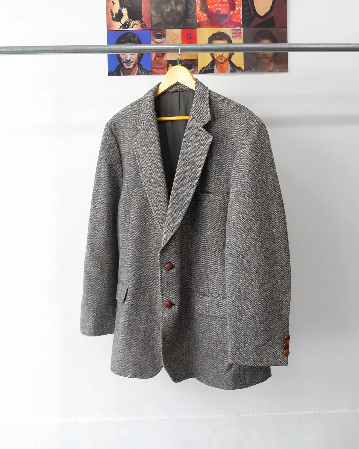 60s Harris Tweed Jacket Size 105