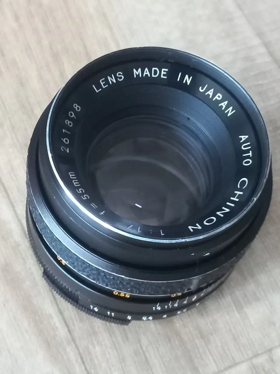 auto chinon  55mm 1.7 m42 치논 스크류렌즈