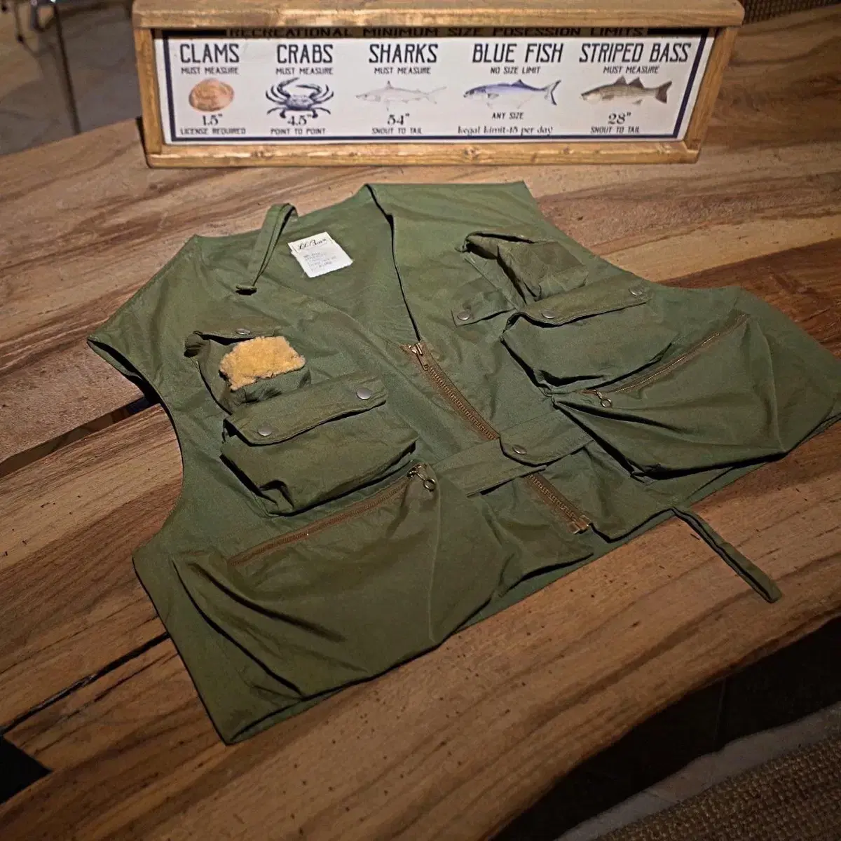 60s L.L. Bean Tackle Pack Fishing Vest