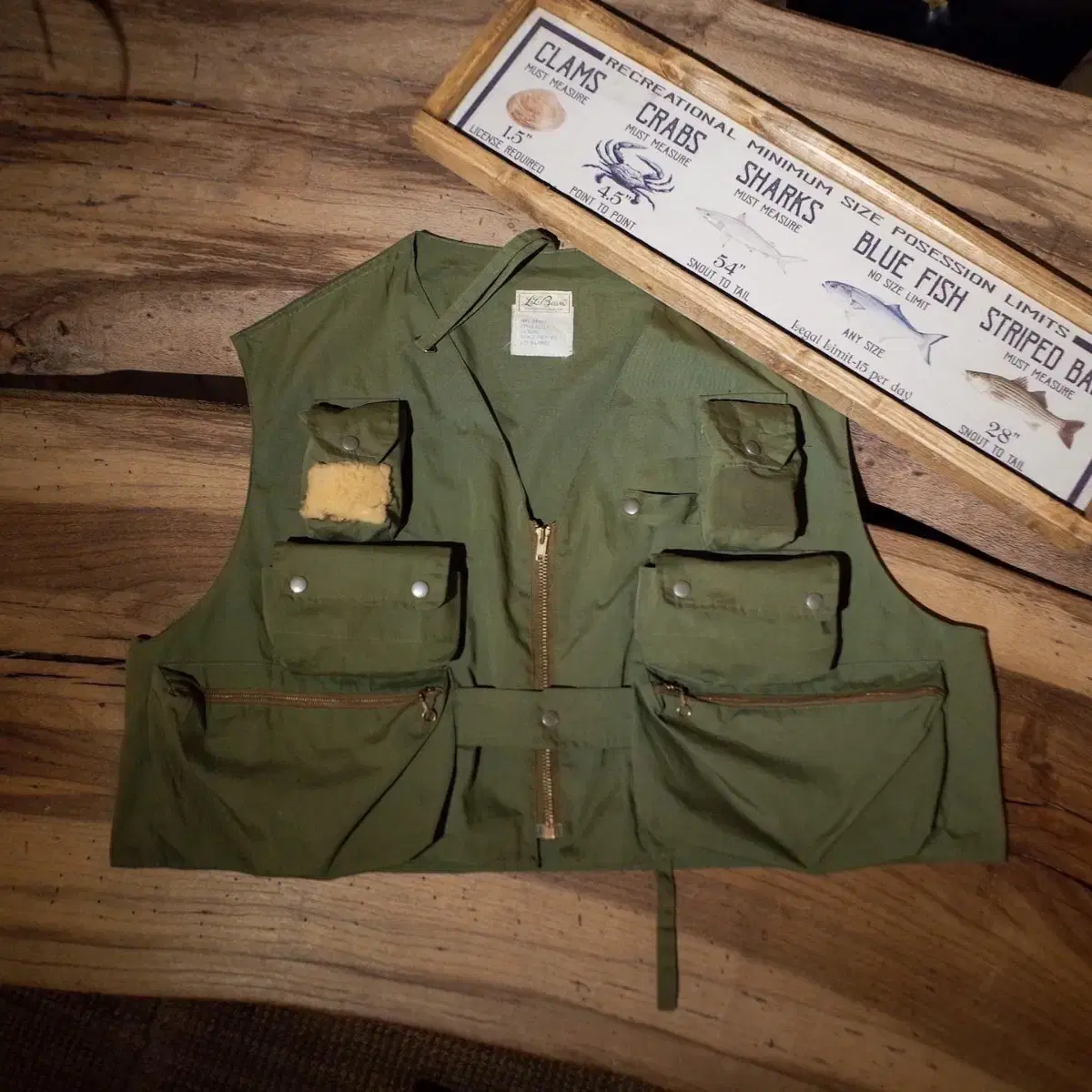 60s L.L. Bean Tackle Pack Fishing Vest