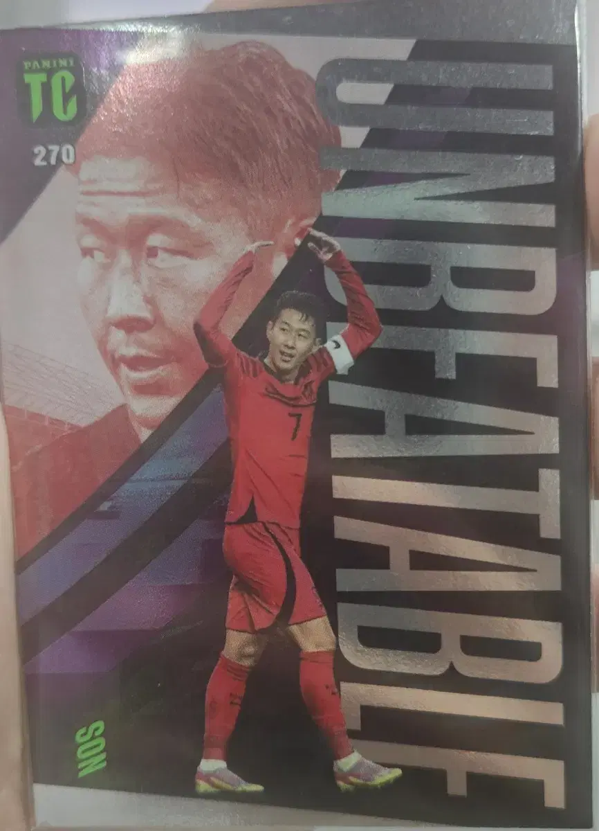 Panini Unbeatable Silver Son Heung-min, Red Belle-Isle