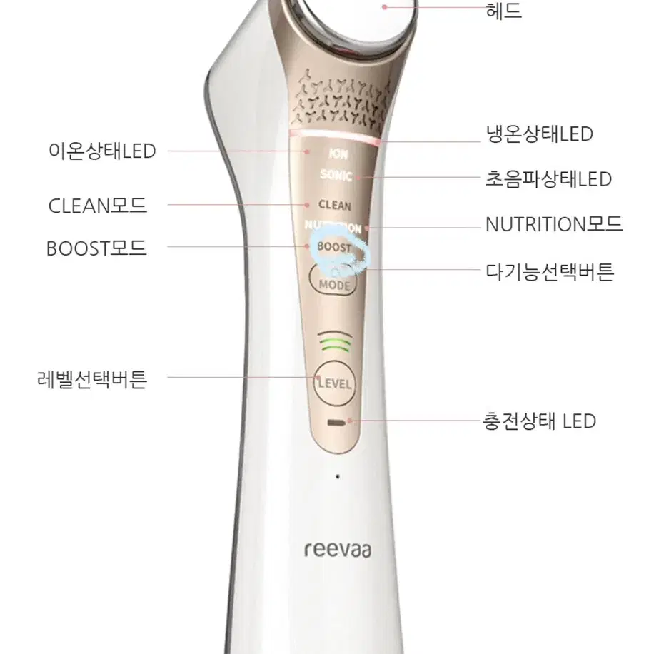 리바에스 초음파 갈바닉 마사지기