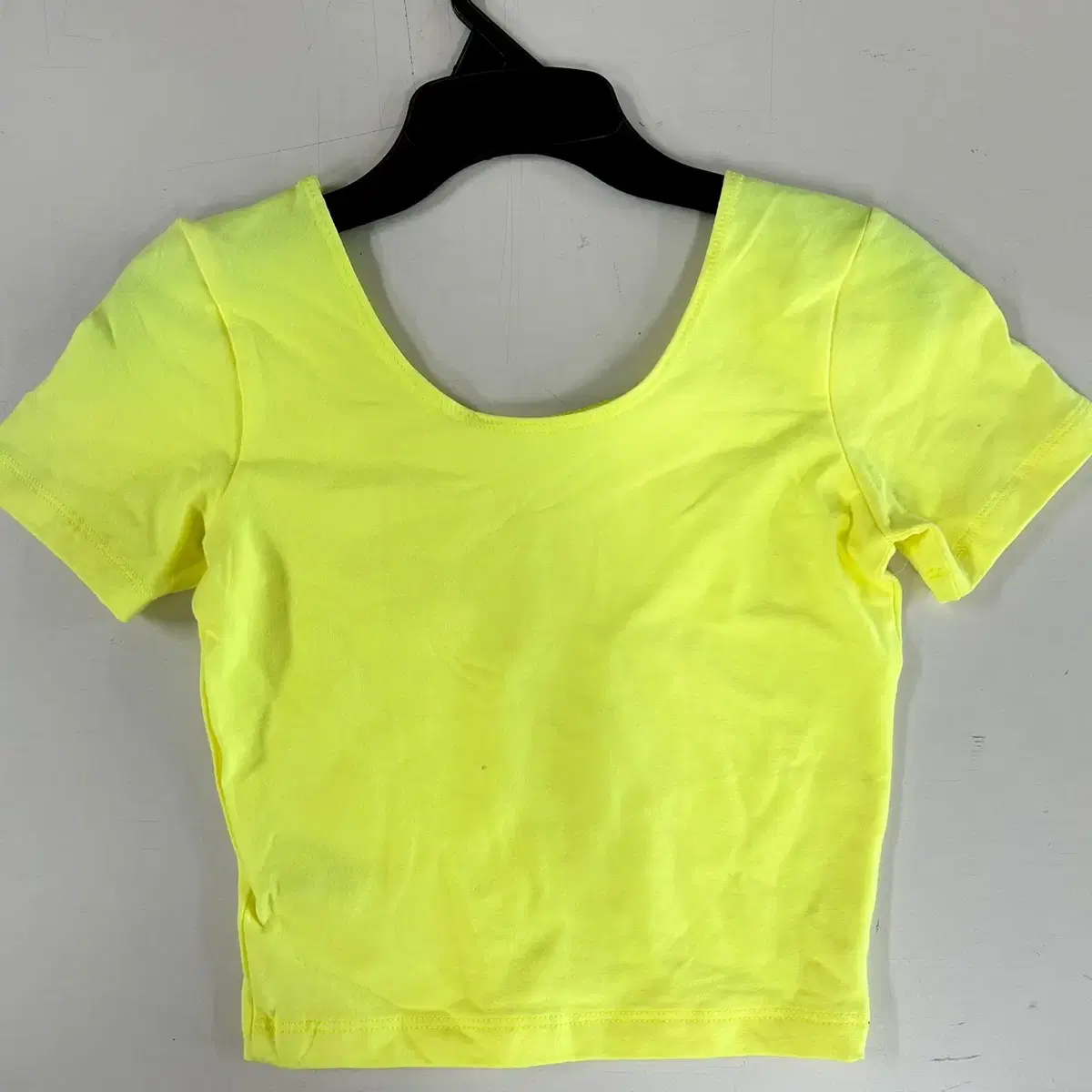 [Sample to return]American Apparel Spandex Crop Top Fluorescent XS