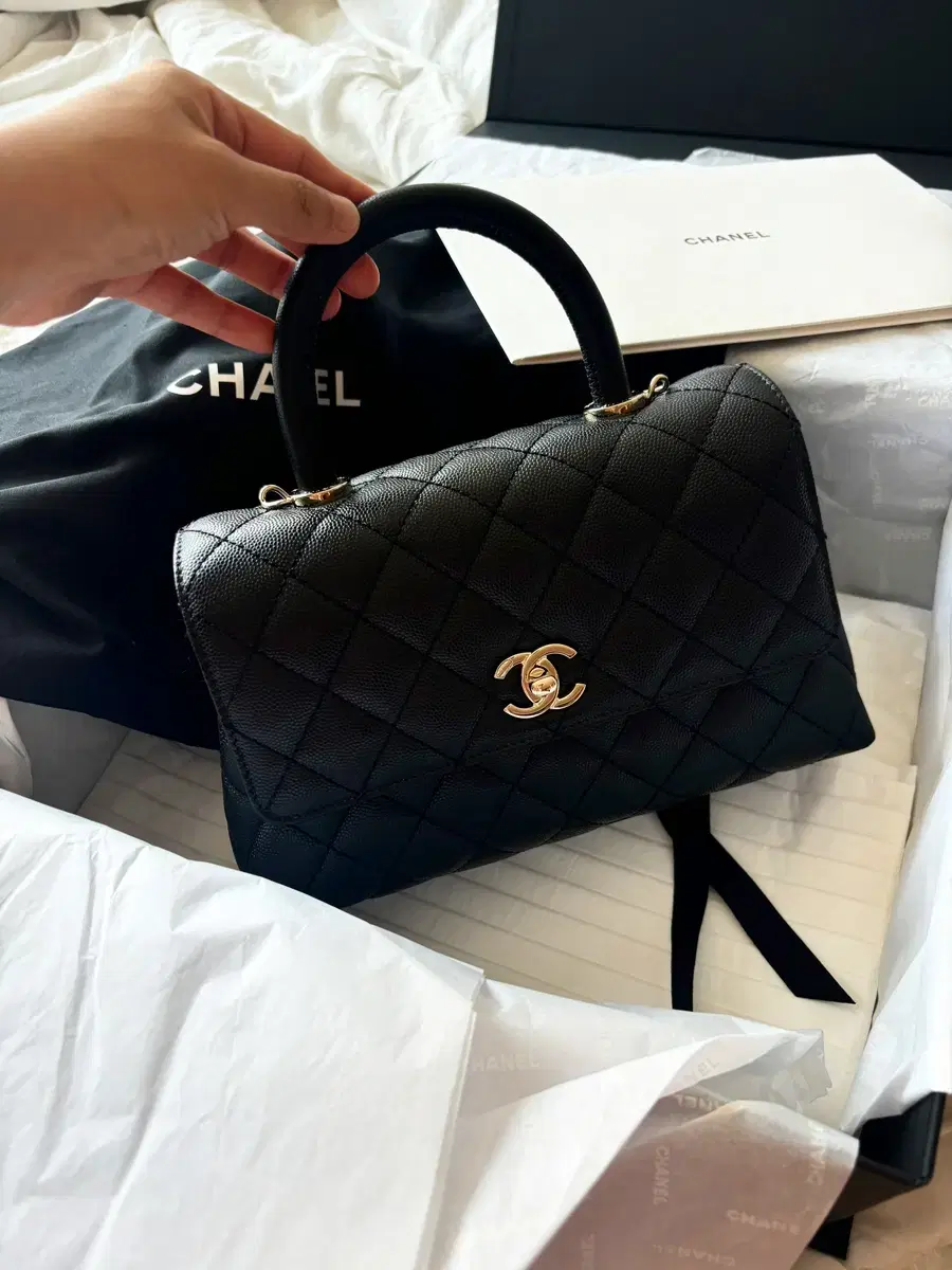 Chanel Coco Handles Black (New without tags)