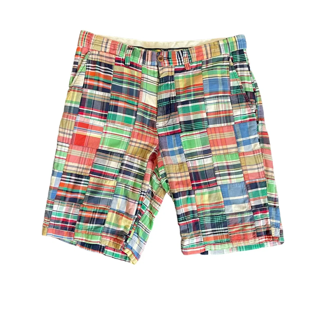 (33) Polo Ralph Lauren Colorblocked Check Patch Half Pants