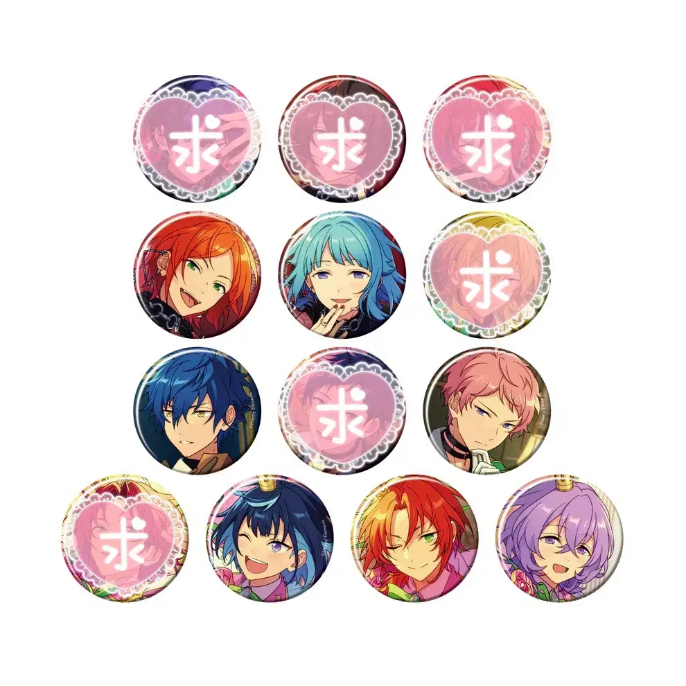 [Small portions/pre-order benefits included] Angsta Badge Leo hinata Hajime Kaoru Junshu