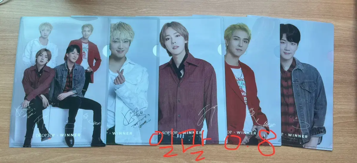 Winner drop-top file photocard wts sells