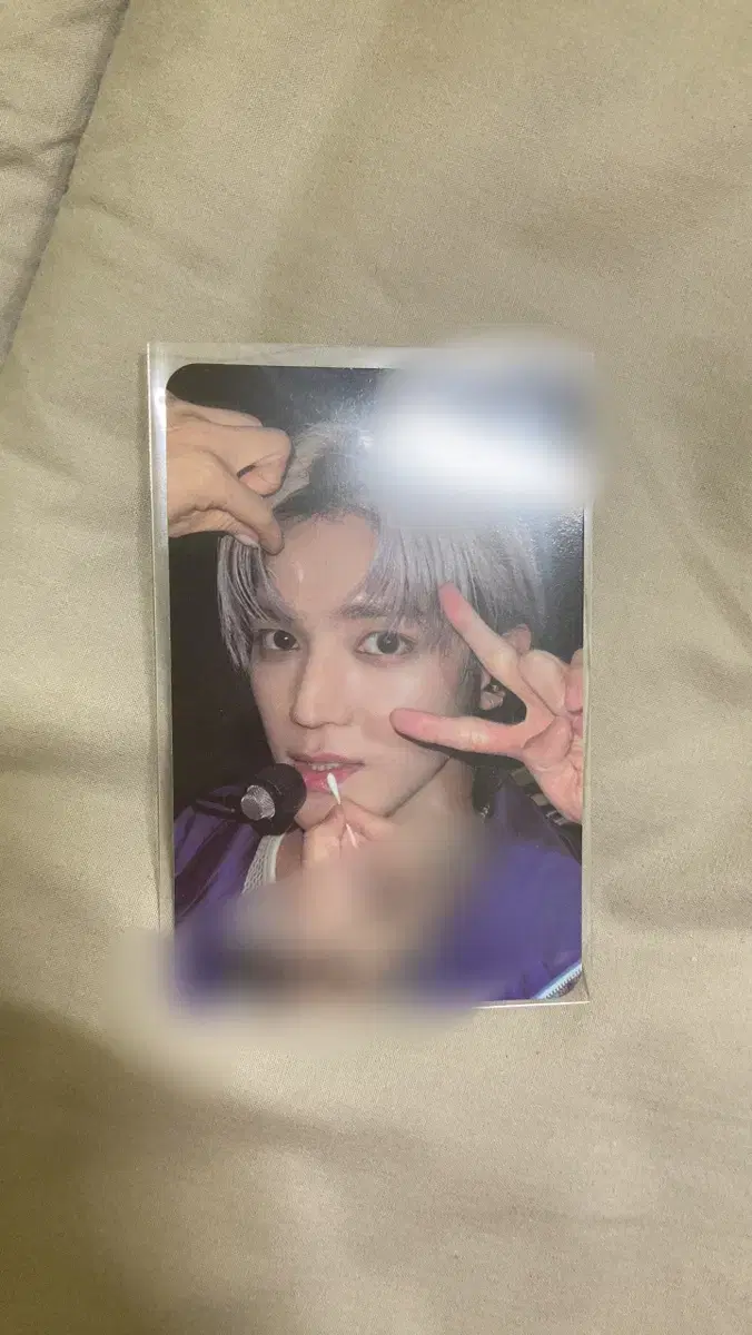 nct 127 taeyong 친필 sign photocard wts 뜰 팩트체크 뮤코