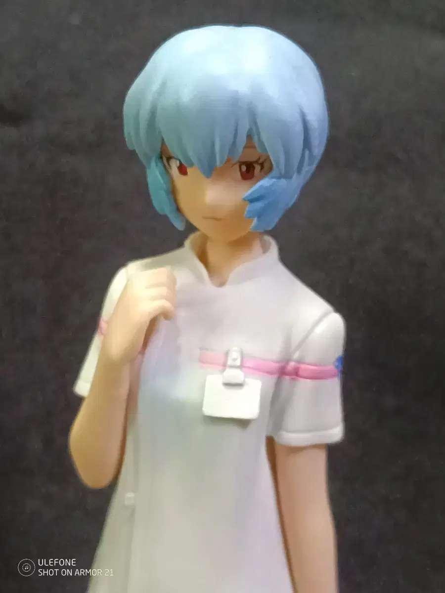 Sold) Evangelion Ayanami lay Nurse Mini Figure