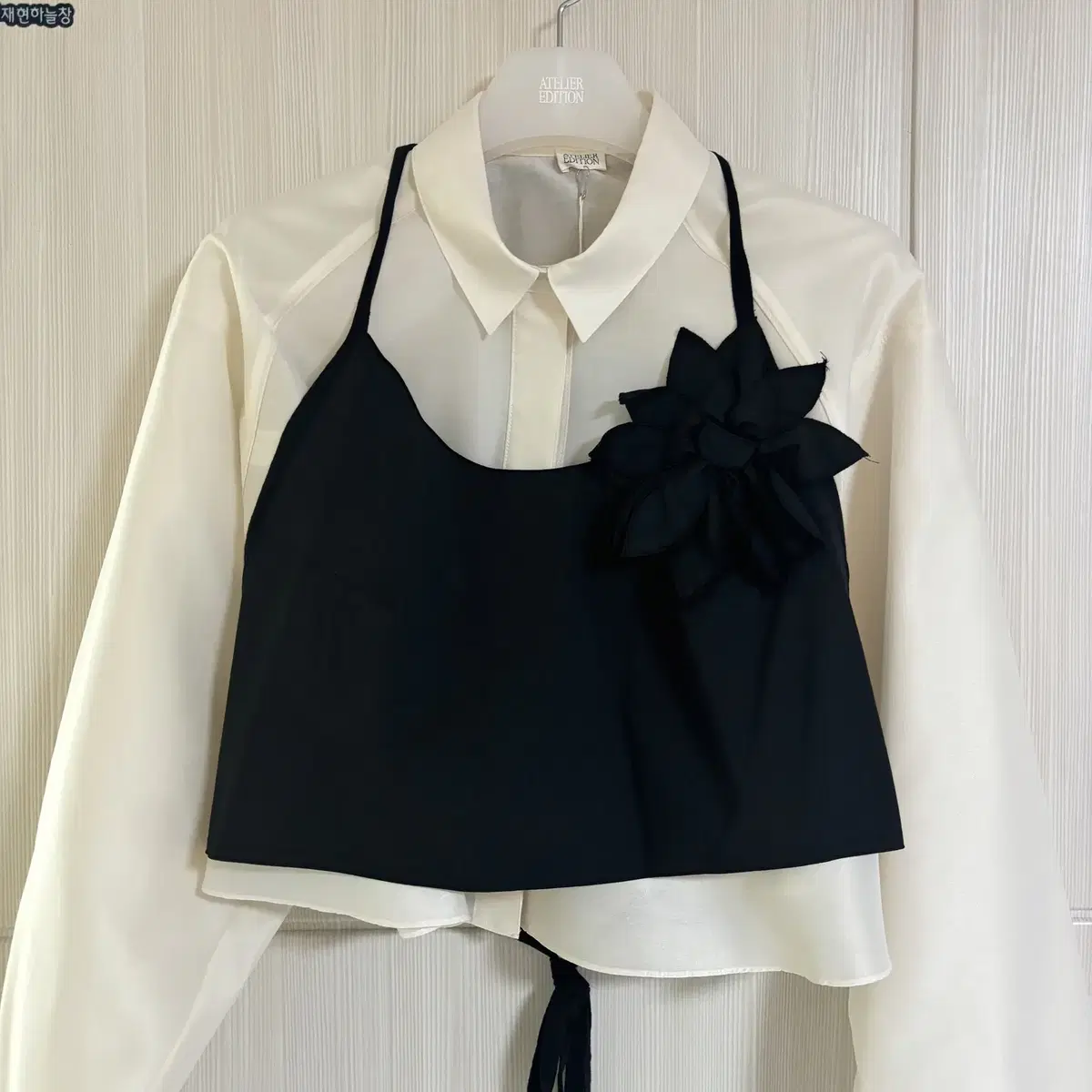 아뜰리에 에디션 Corsage Top (black)