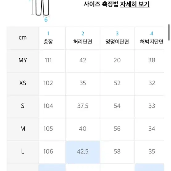 와이드 데님 L사이즈 팝니다