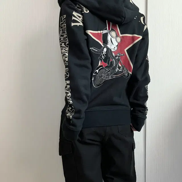 vanson x t.f.o.a hood zip up