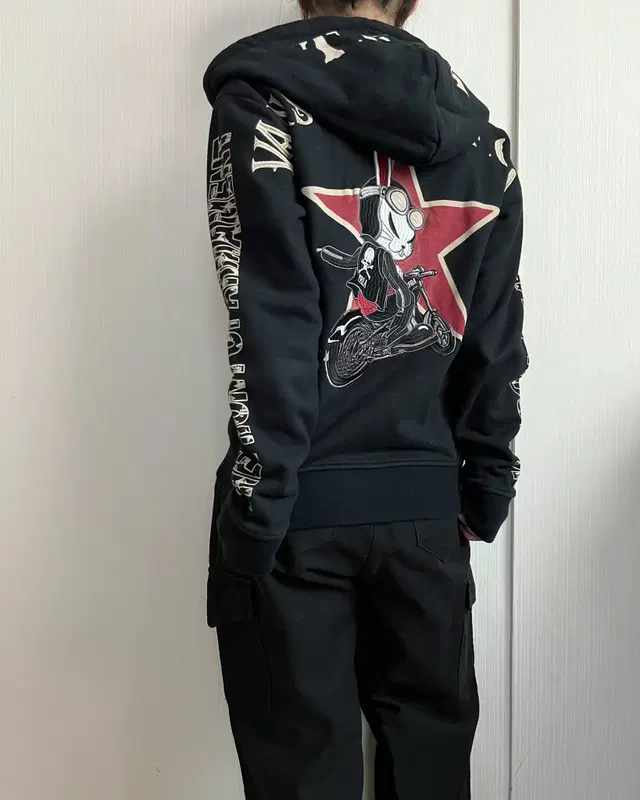 vanson x t.f.o.a hood zip up