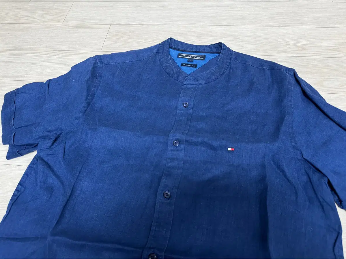 (Tommy Hilfiger) Men's Linen Shirt (M)