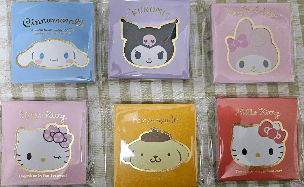 Sanrio memo pad