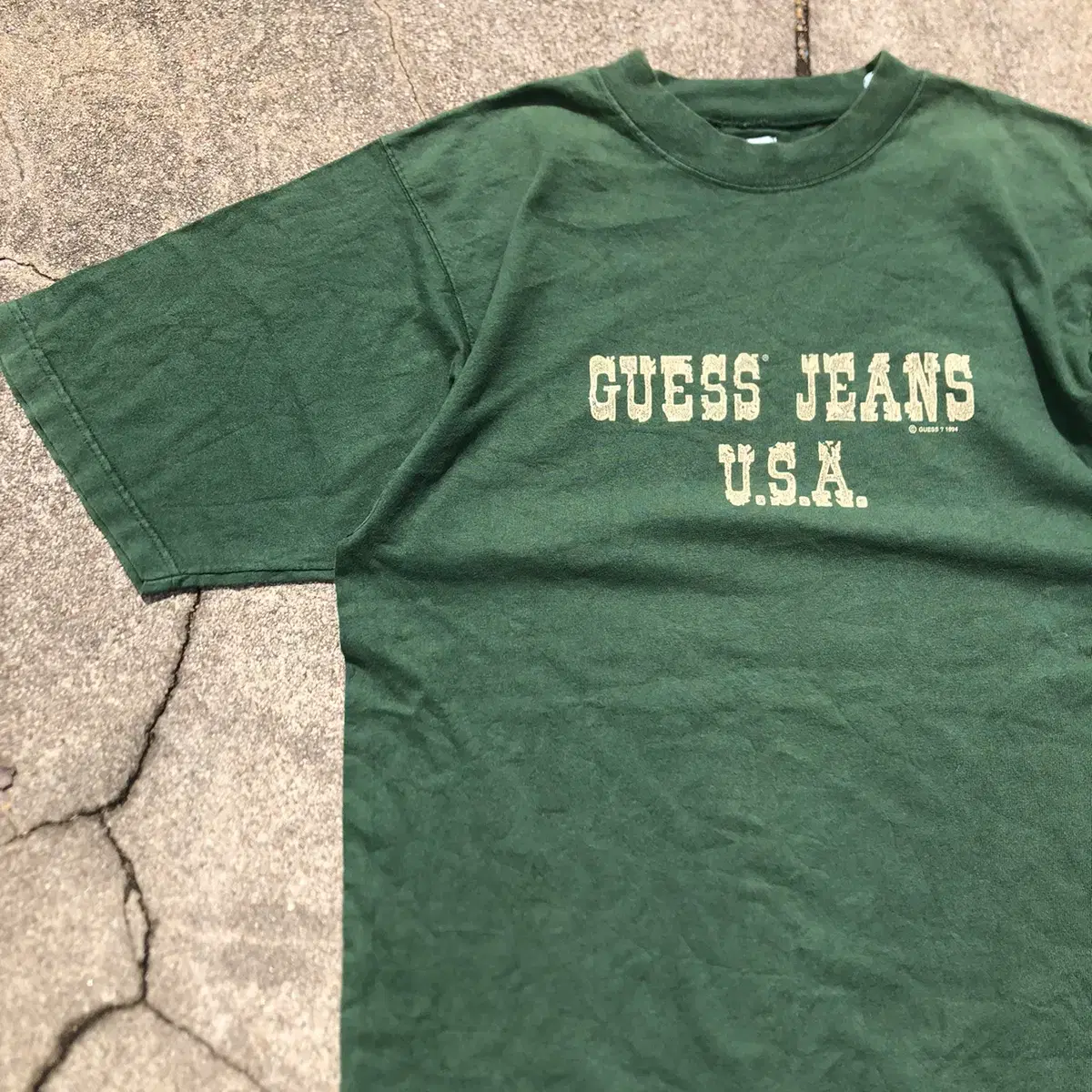 [XL] 90s USA Guess 게스 프린팅 반팔티