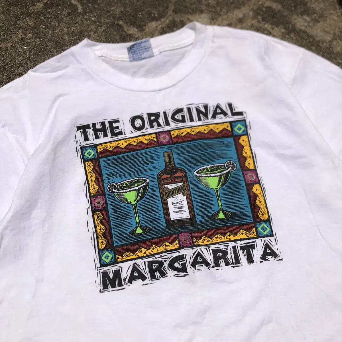 [L] 90s All Sport Margarita 프린팅 반팔티