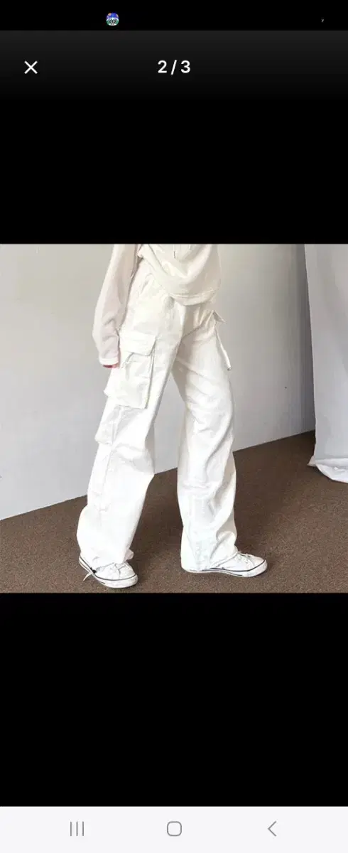 Free Shipping 25000won New Able Cargo Pants White