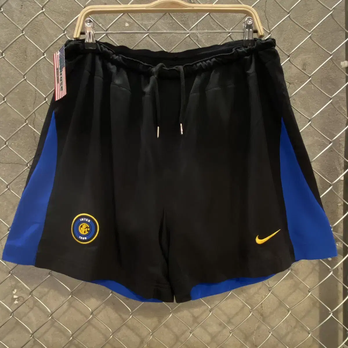 Inter Milan Home Soccer Vahn Shorts 2002 Nike