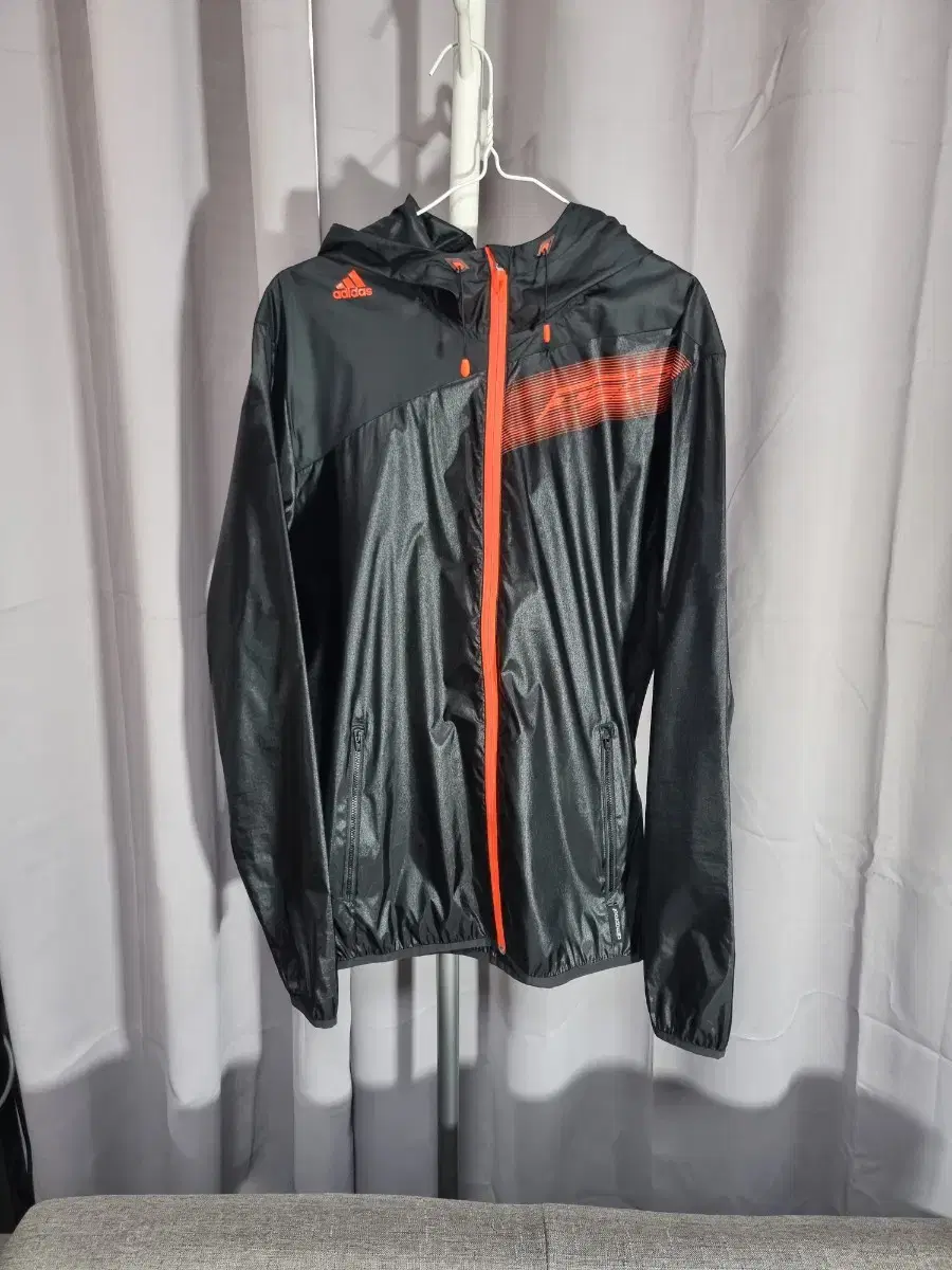 [90] Adidas Windbreaker Lightweight Jacket F50 Windbreaker Black