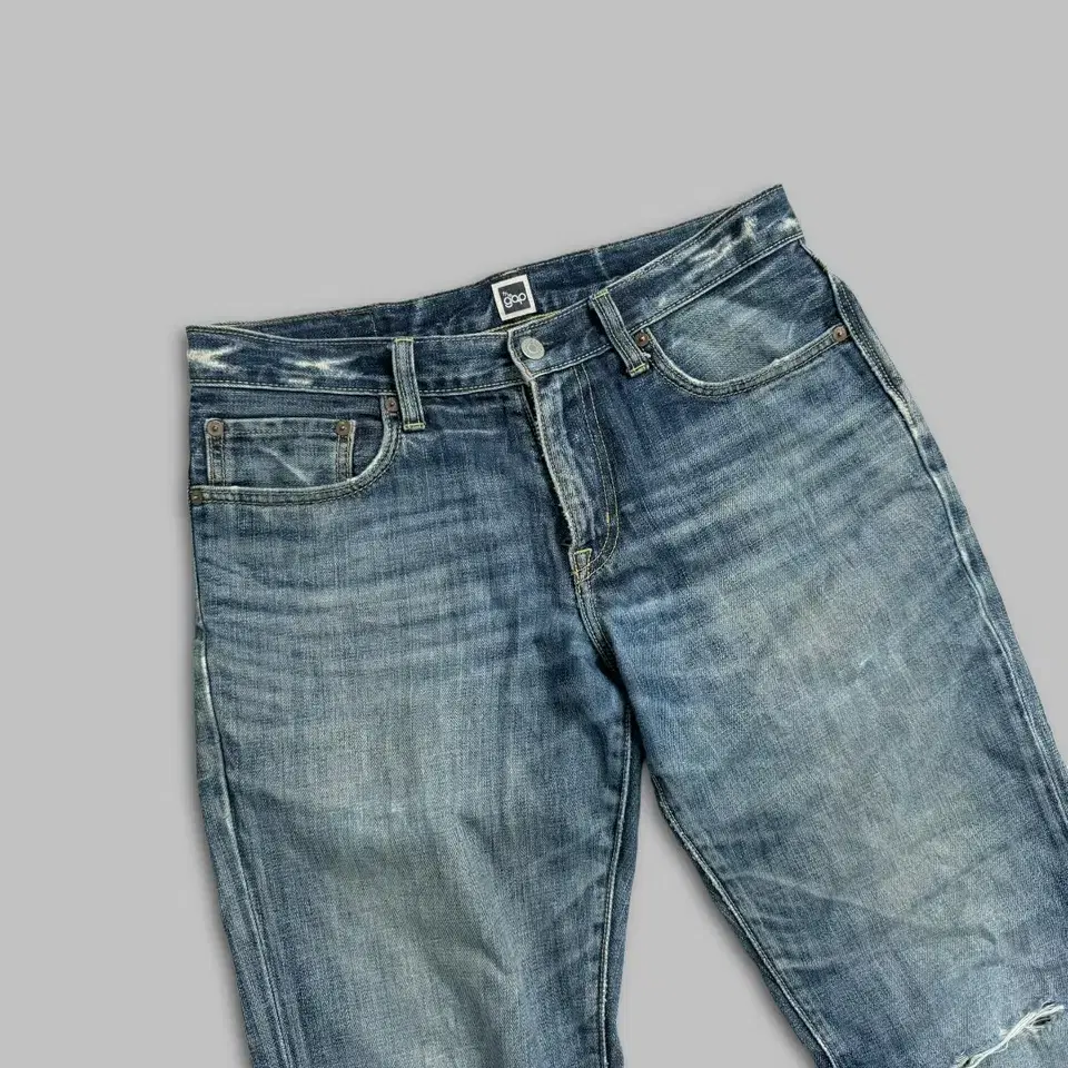 old gap washed denim pants