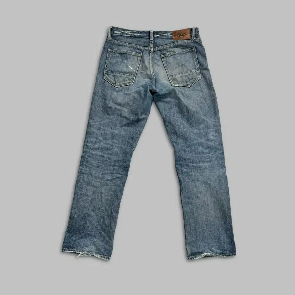 old gap washed denim pants