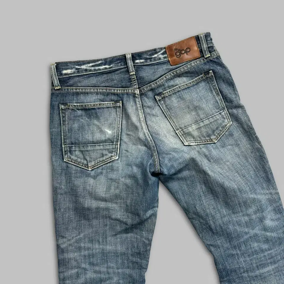 old gap washed denim pants