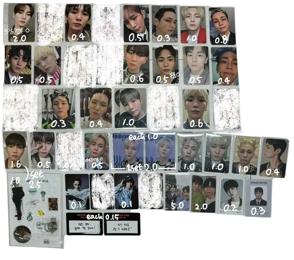 Shinee key minho taemin photocard Photocard Magazine Goods