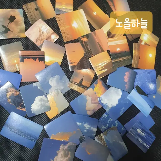 다꾸 배경 미니 조각 스티커(40pcs)