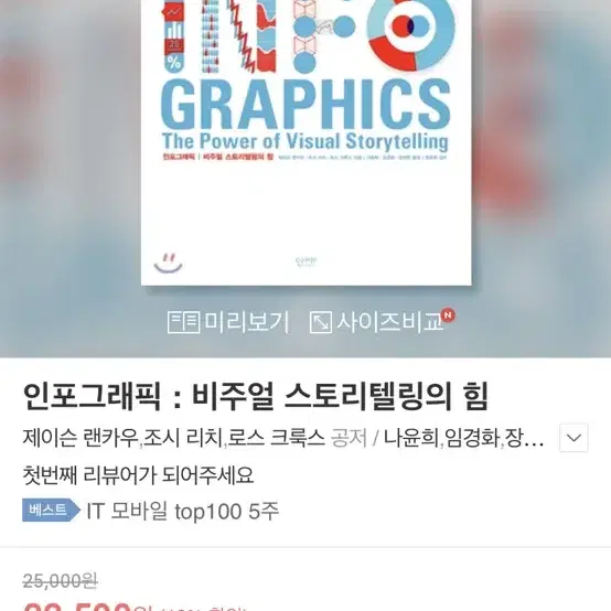 인포그래픽 : 비주얼 스토리텔링도서]