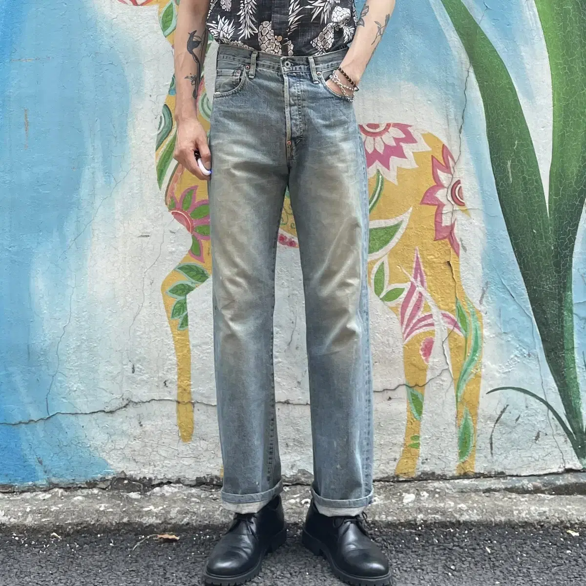 90s JP Levi's 702 big e selvedge