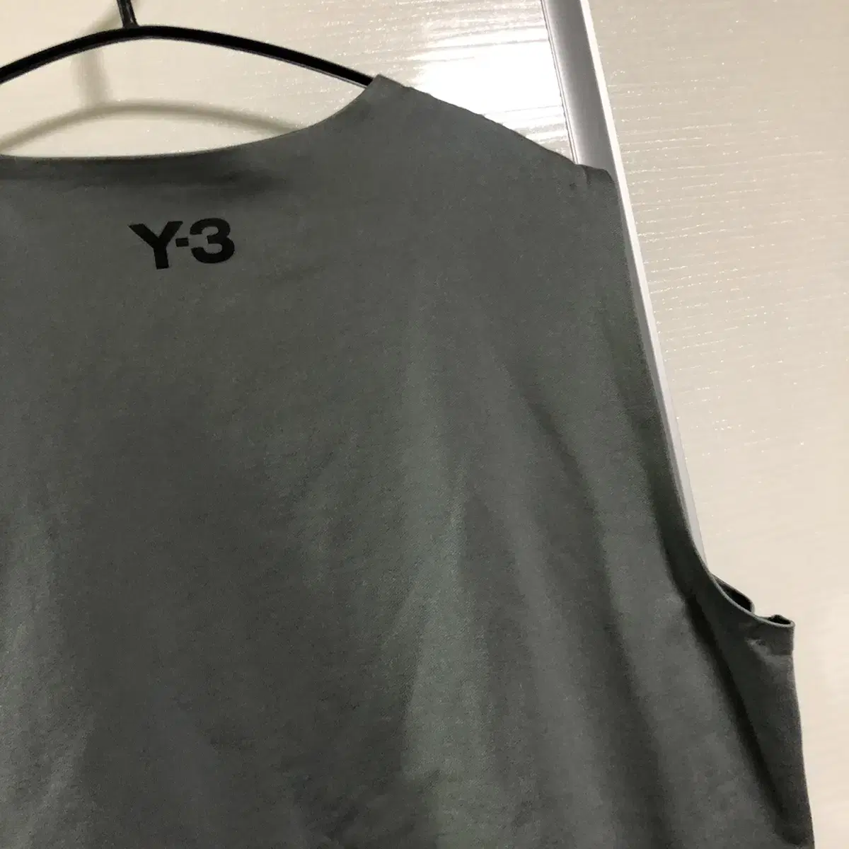 요지야마모토 Y-3 아디다스 시스루 민소매 나시