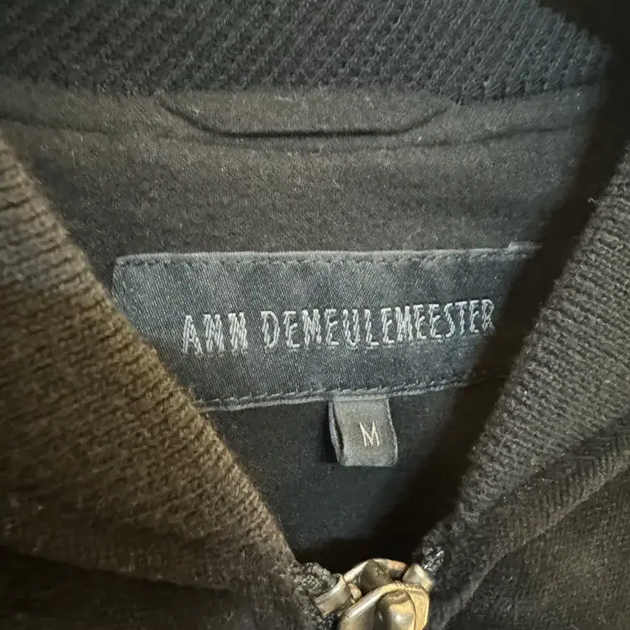 앤드뮐미스터 ann demeule meester 벨벳 블루종 봄버 자켓