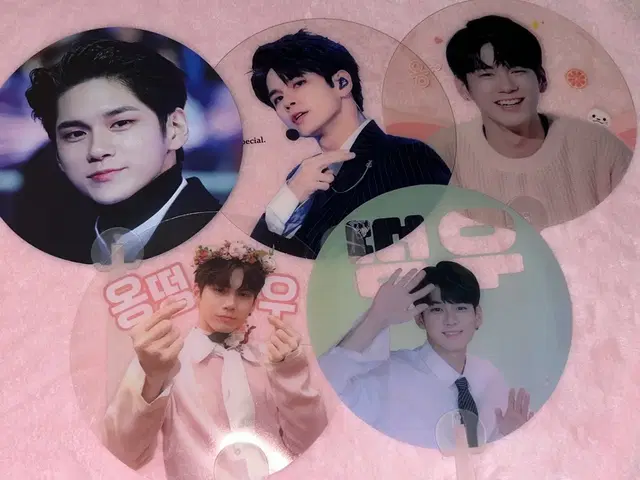 워너원 옹성우 비공식 부채 비공굿 굿즈 생카 특전